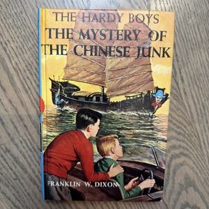 Hardy Boys #39 The Mystery of the Chinese Junk by Franklin W. Dixon 1960 HC